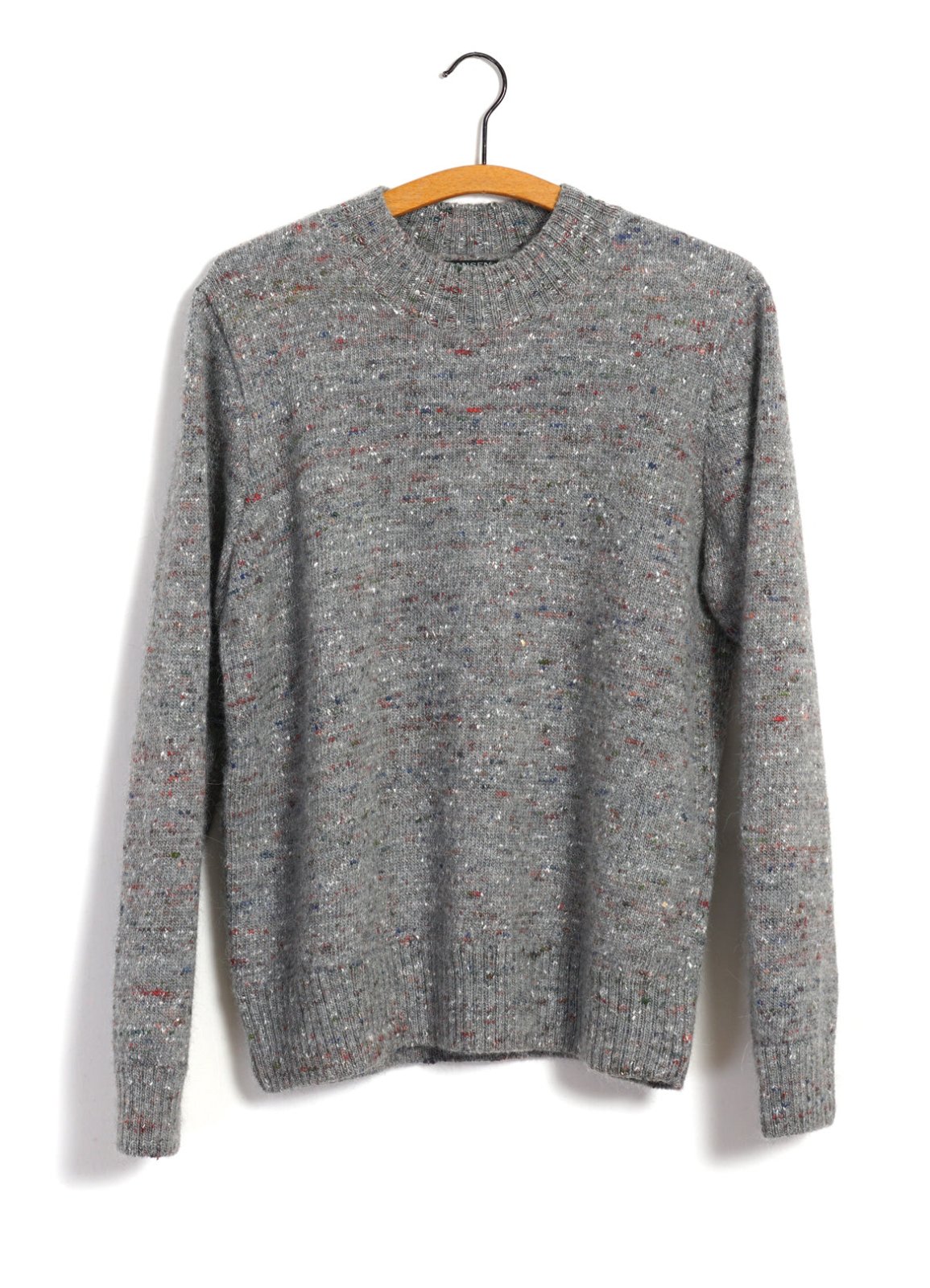 HANSEN GARMENTS - EIVIND | Crew Neck Rib Sweater | Donegal Grey - HANSEN Garments