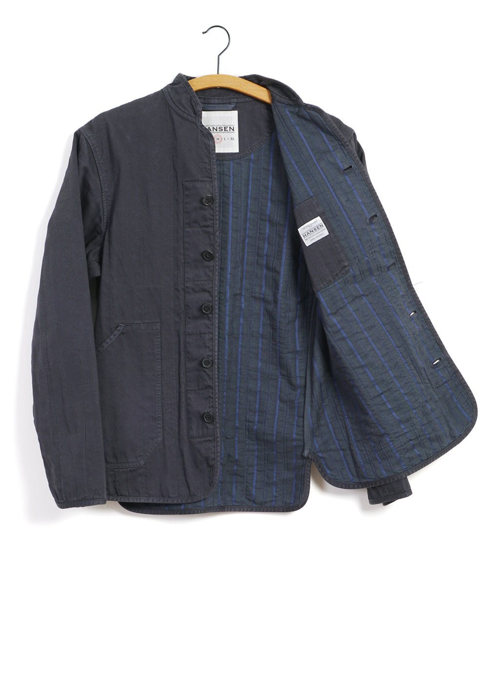 ERLING | Quilted Work Jacket | Grey | HANSEN Garments