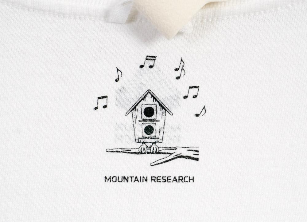 FAVORITE TRACK T | Don't Believe The Hype | White | €115 -MOUNTAIN RESEARCH- HANSEN Garments
