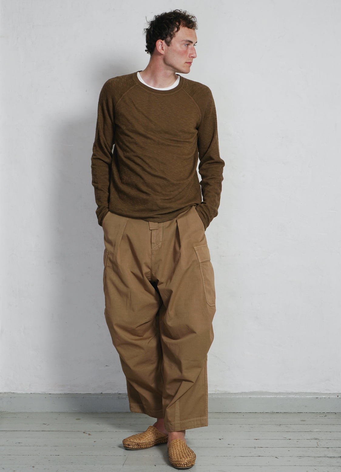HANSEN GARMENTS - FELIX | Raglan Long Sleeve T-shirt | Plant - HANSEN Garments