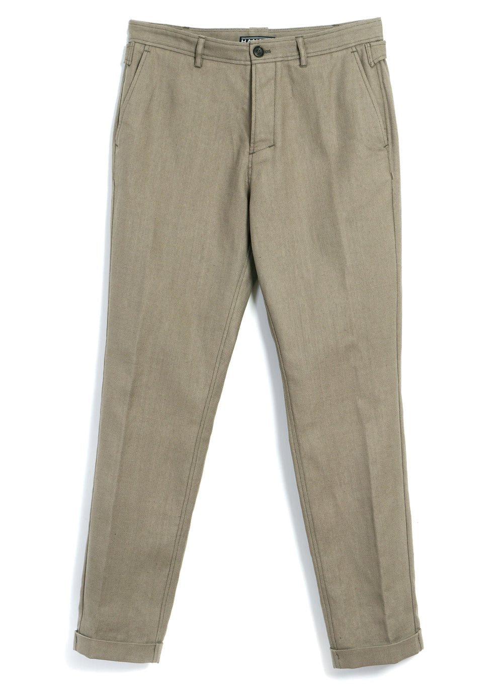 HANSEN GARMENTS - FINN | Side Buckle Regular Trousers | Bay Leaf - HANSEN Garments