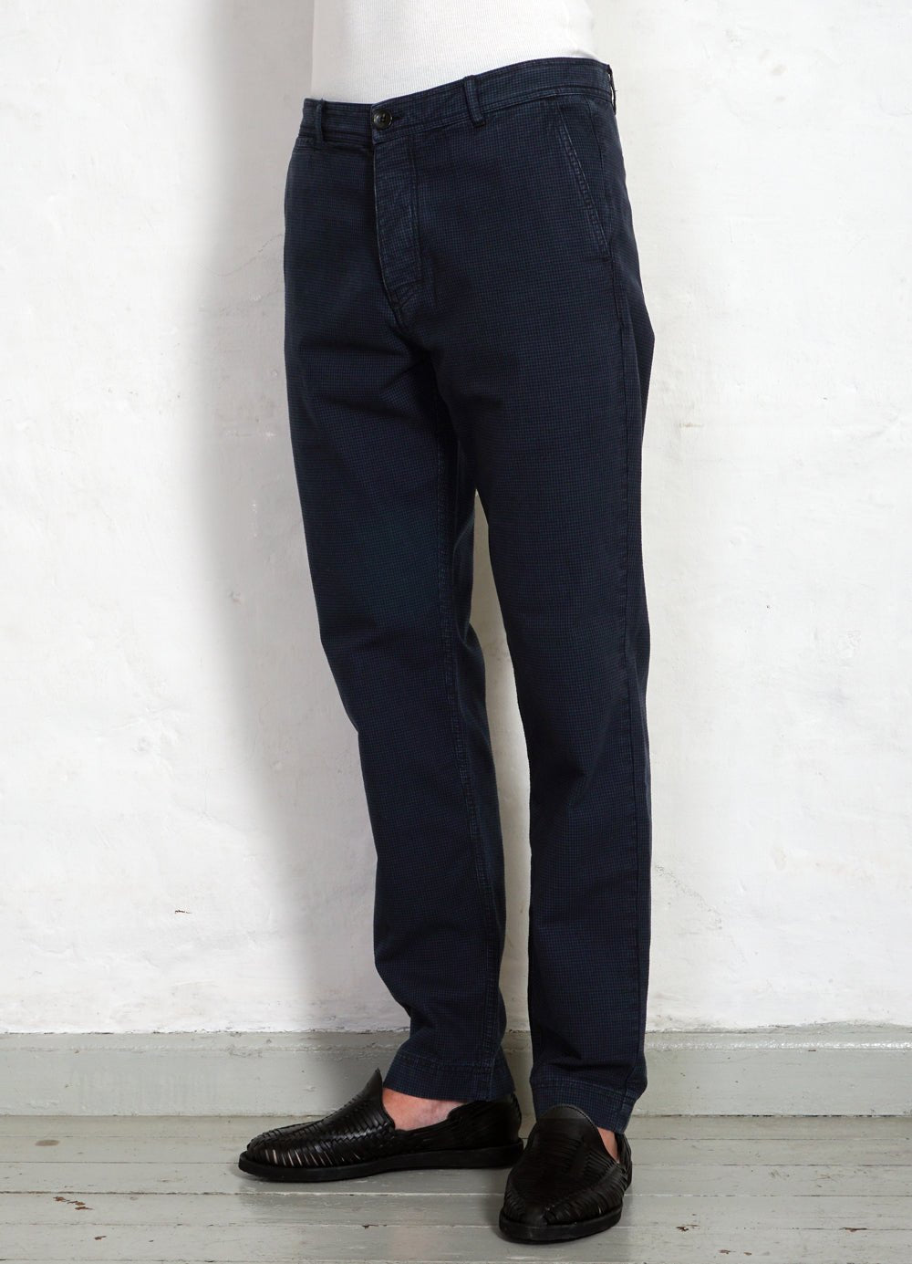 Hansen Garments Navy Straight Leg Work Trousers FRED Regular