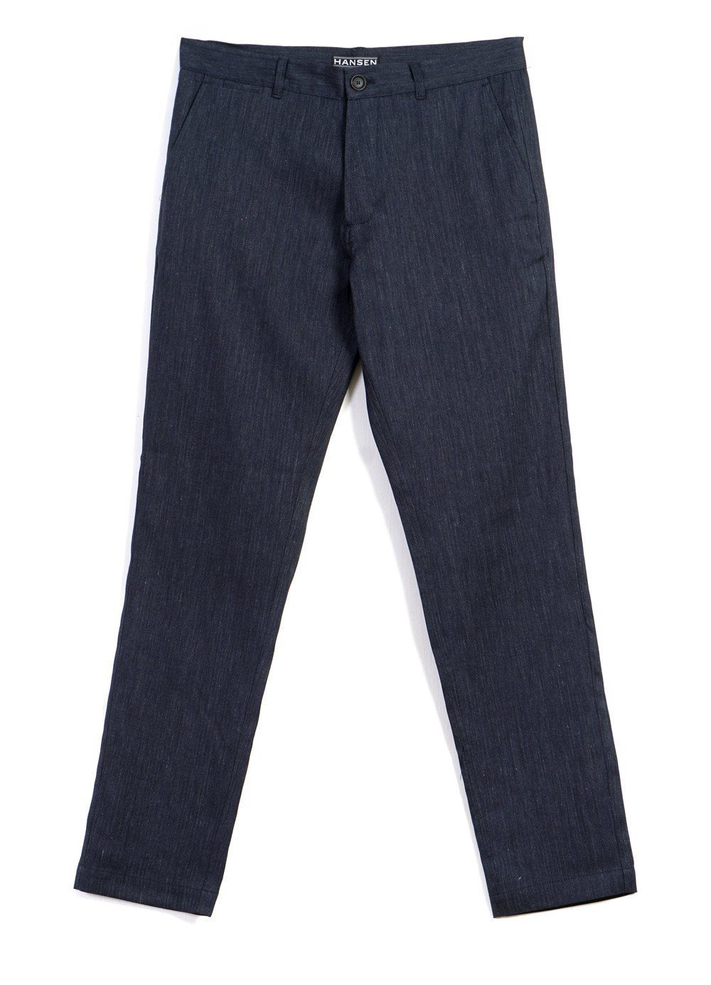 FRED | Regular Fit Trousers | Navy Melange -HANSEN Garments- HANSEN Garments