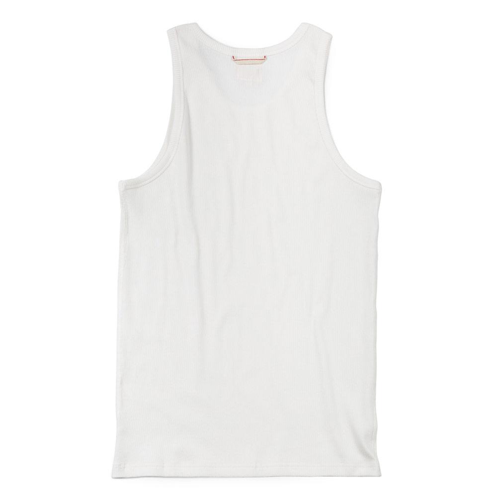 GARI | Organic Tank Top | White | €45 -HEMEN BIARRITZ- HANSEN Garments