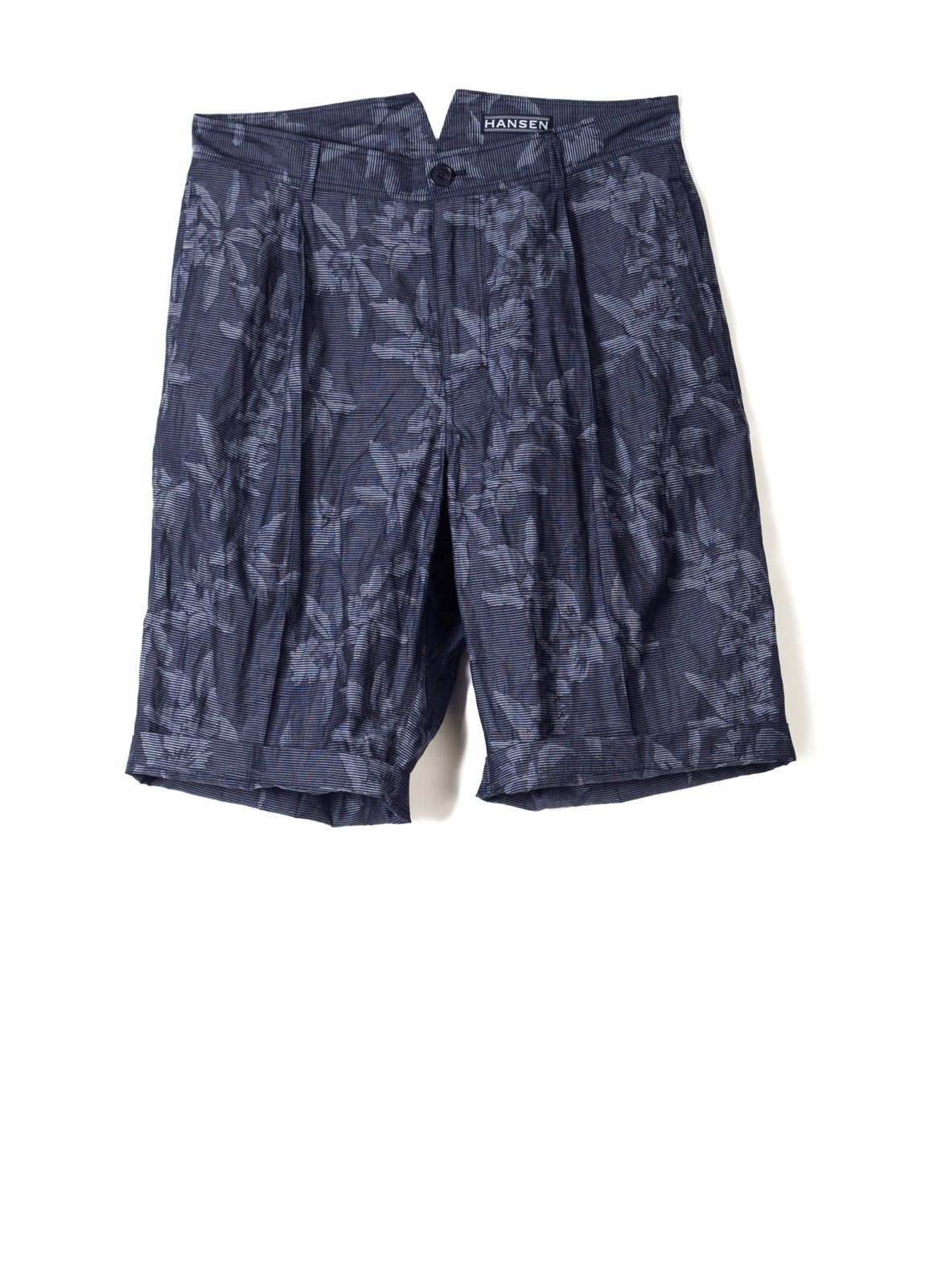 GILBERT | Wide Cut Shorts | Botanic Indigo | €190 -HANSEN Garments- HANSEN Garments
