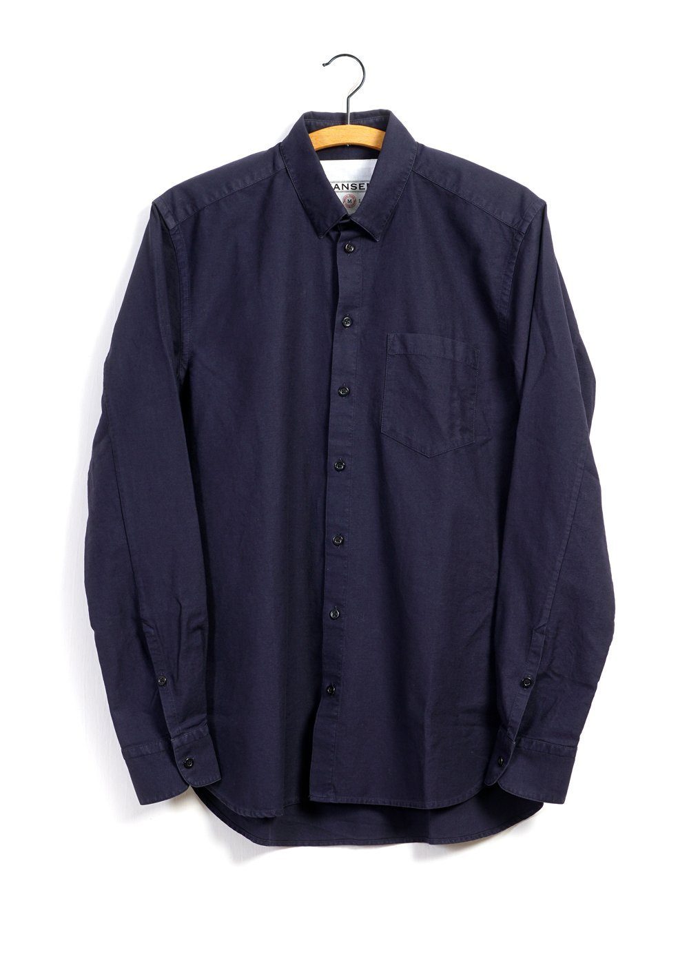 HAAKON | Hidden Button-down Shirt | Blue | €135 -HANSEN Garments- HANSEN Garments