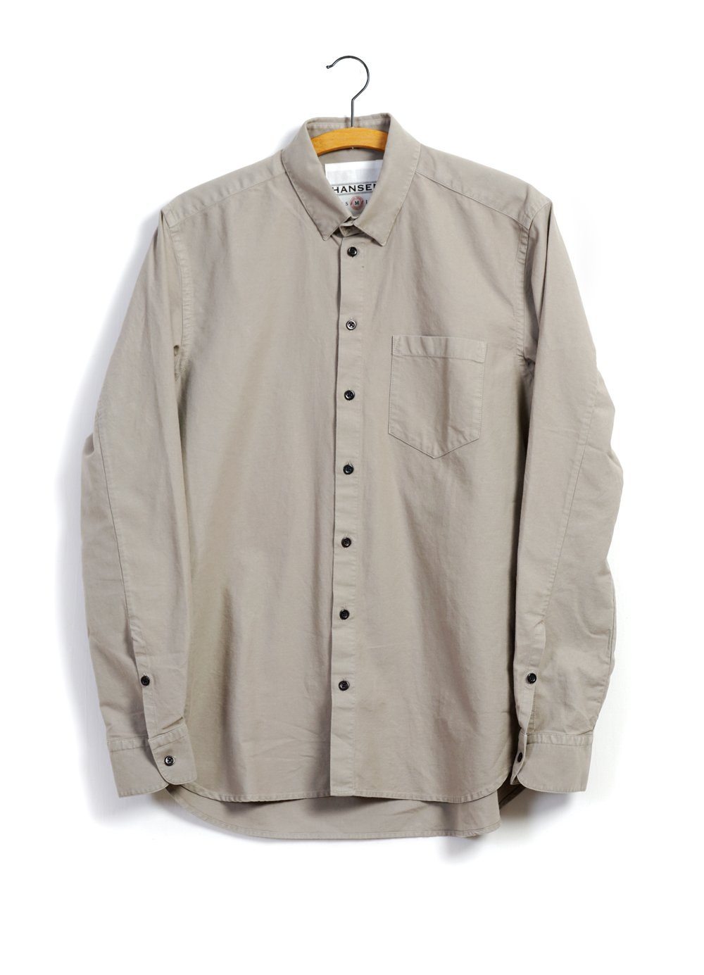 HAAKON | Hidden Button-down Shirt | Dust | €135 -HANSEN Garments- HANSEN Garments