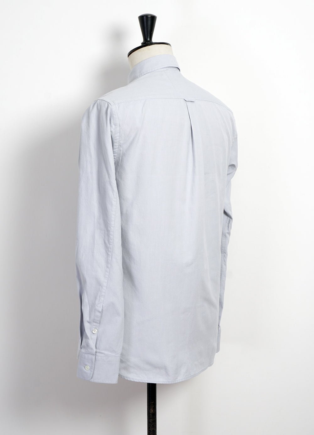 HANSEN Garments - HAAKON | Hidden Button Down Shirt | Silver - HANSEN Garments