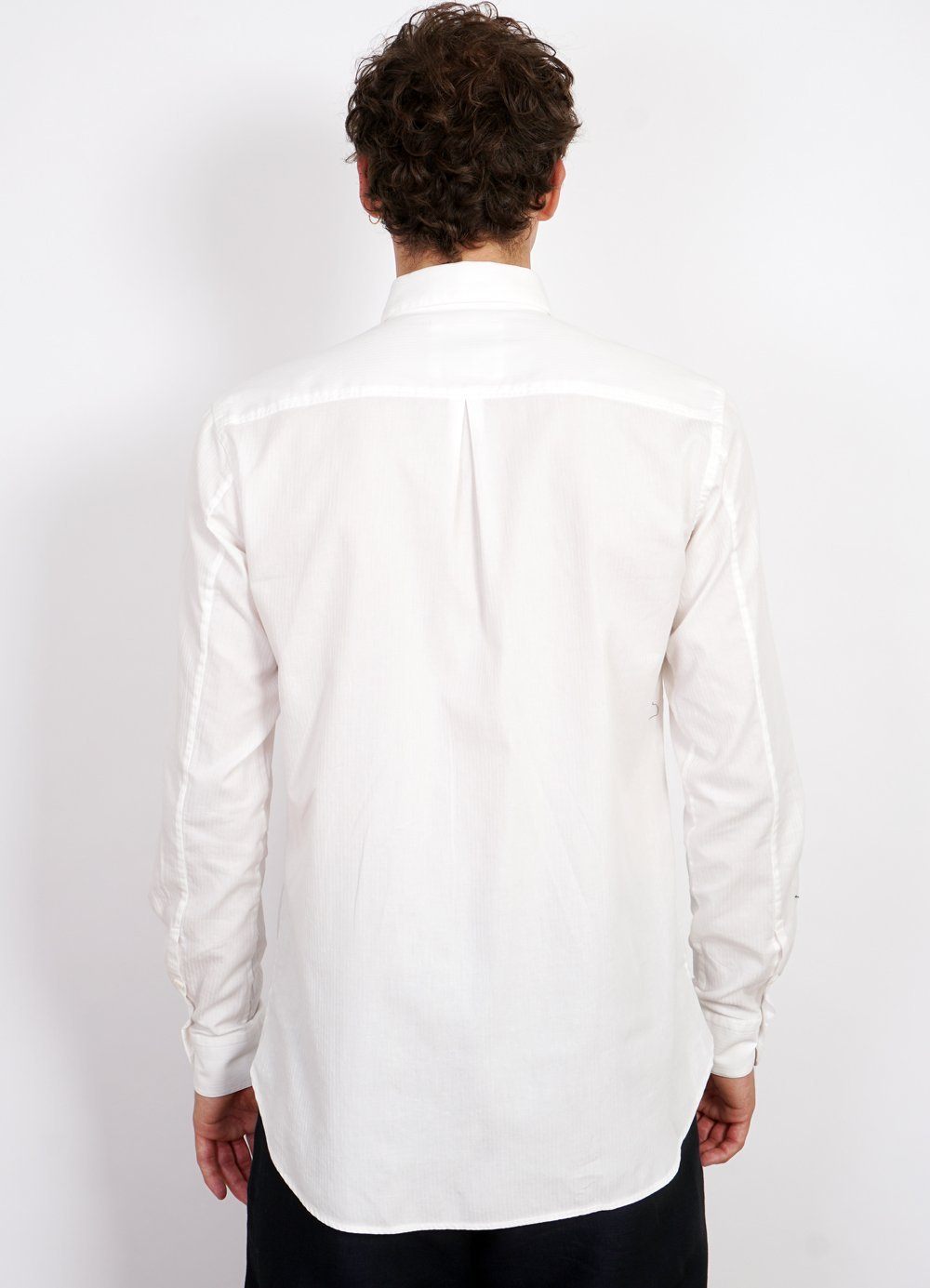 HAAKON | Hidden Button Down Shirt | White -HANSEN Garments- HANSEN Garments