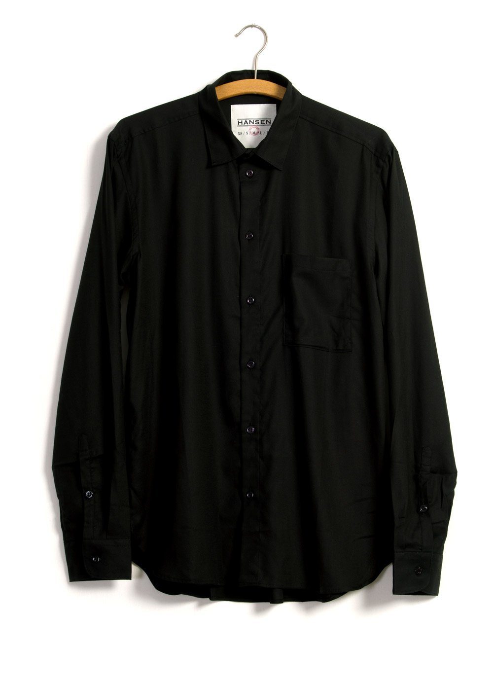 HANSEN Garments - HENNING | Casual Classic Shirt | Black - HANSEN Garments