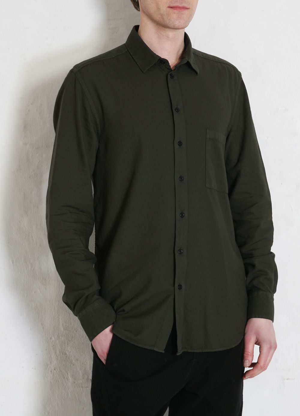 HANSEN Garments - HENNING | Casual Classic Shirt | Bottle - HANSEN Garments