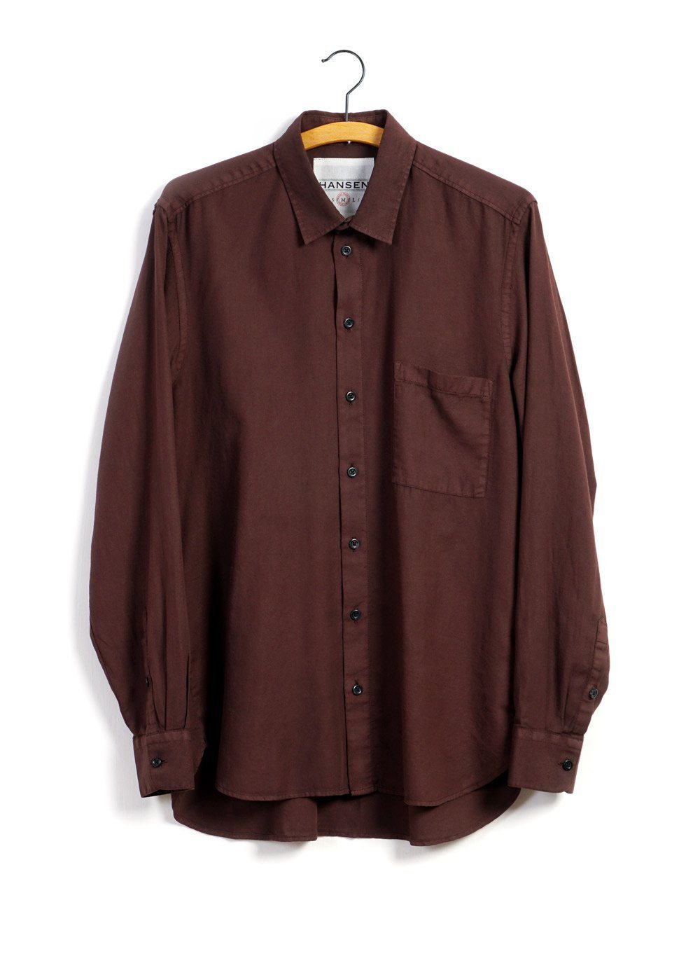 HANSEN Garments - HENNING | Casual Classic Shirt | Maroon - HANSEN Garments