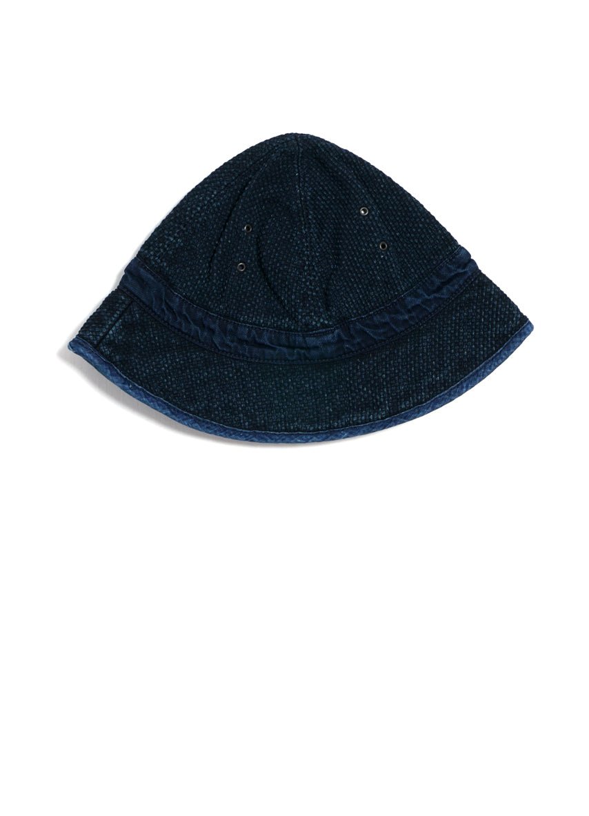 KAPITAL - INDIGO DO-GI | Canvas Bucket Hat | Indigo - HANSEN Garments