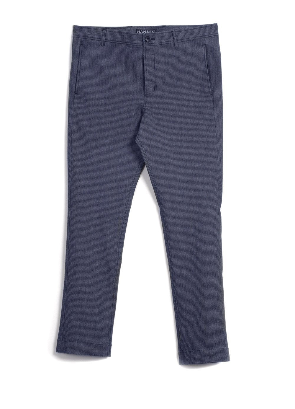 IVAN | Slim Fit Trousers | Indigostripe | €200 -HANSEN Garments- HANSEN Garments