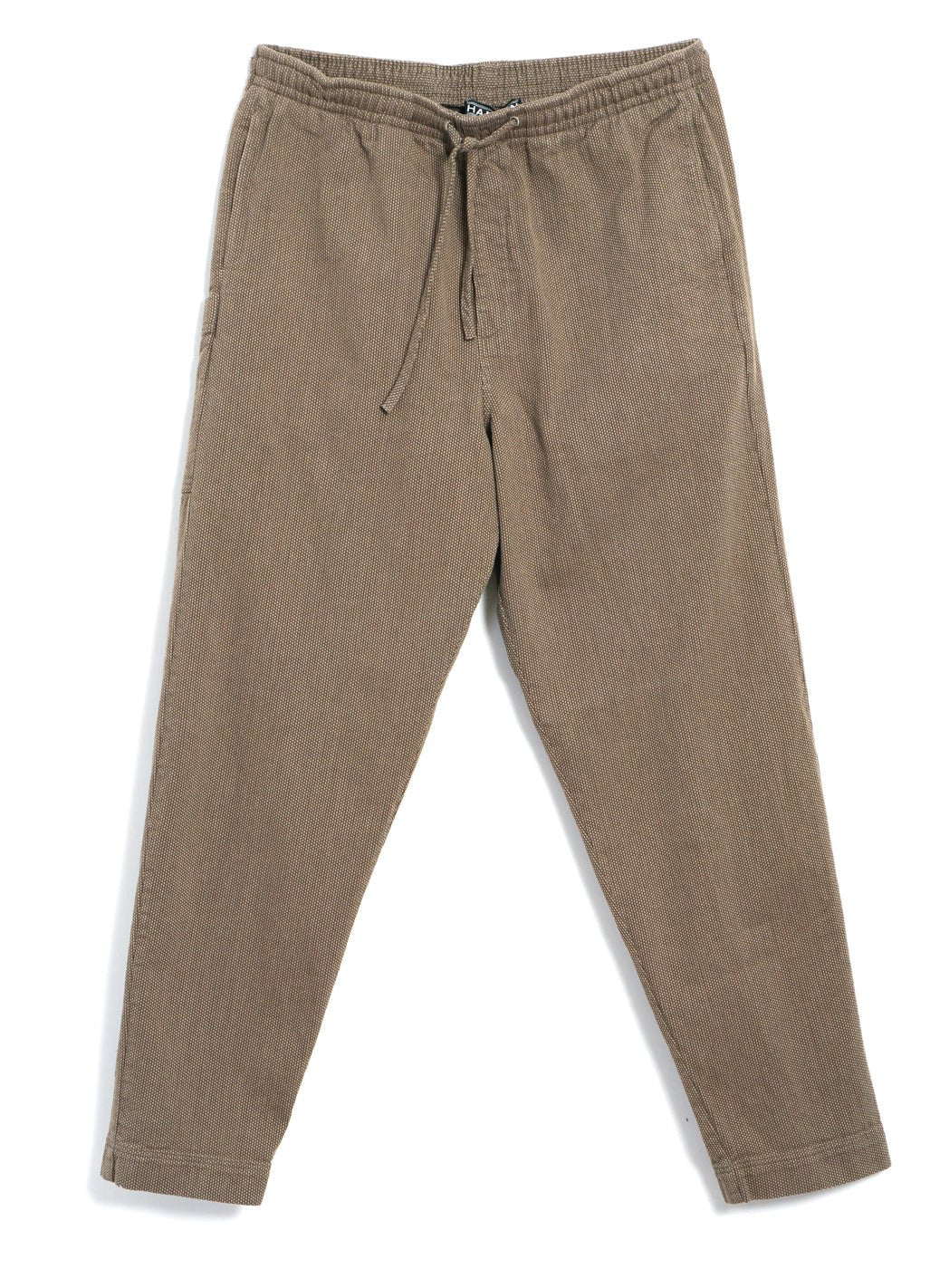 HANSEN GARMENTS - JACK | Casual Drawstring Pants | Khaki Sashiko - HANSEN Garments