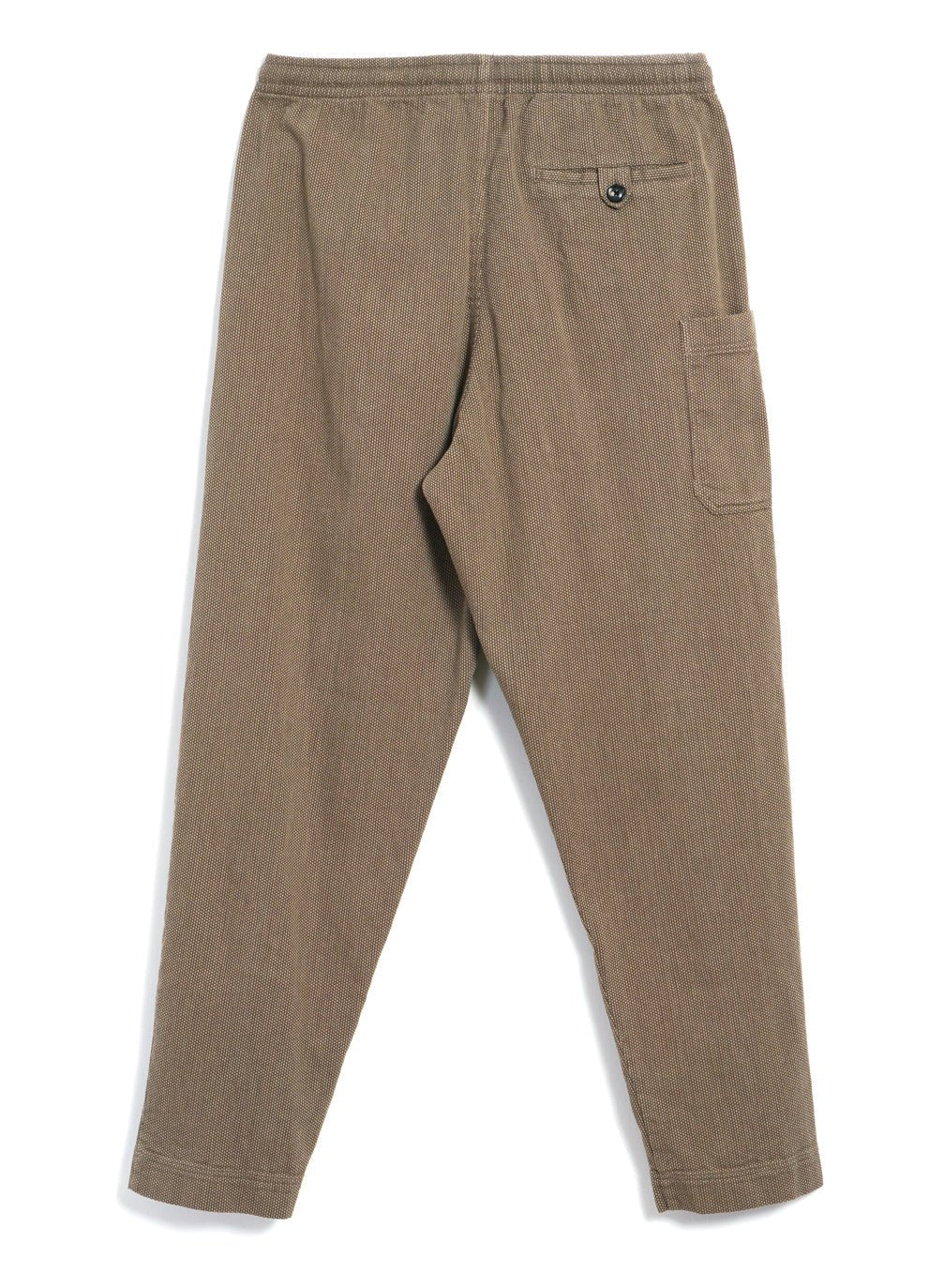 HANSEN GARMENTS - JACK | Casual Drawstring Pants | Khaki Sashiko - HANSEN Garments