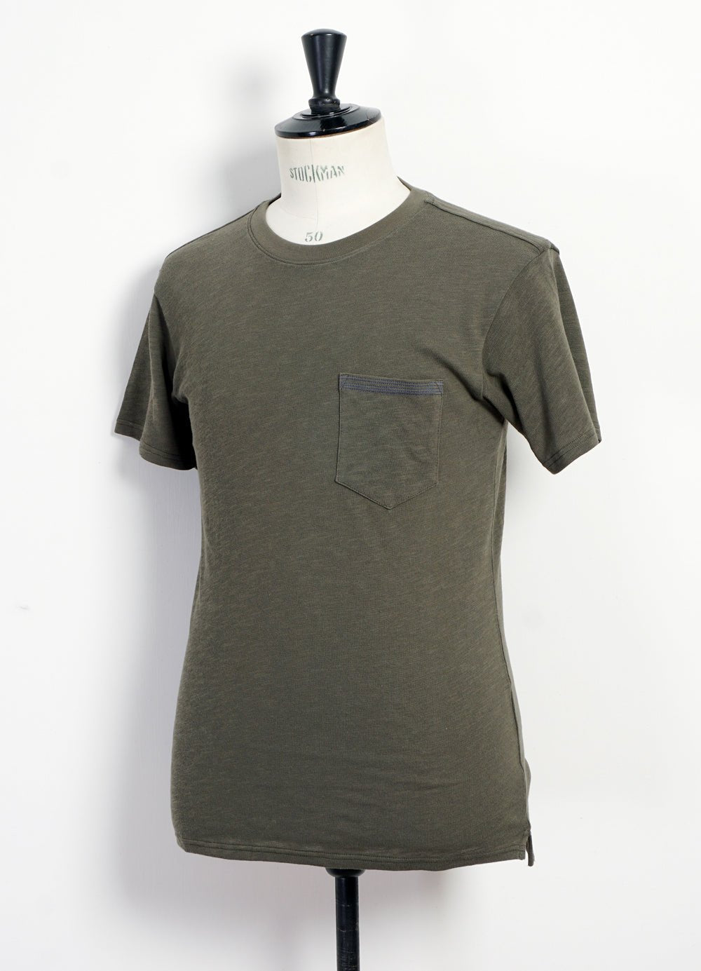 HANSEN GARMENTS - JAMES | Crew Neck Pocket T | Green - HANSEN Garments