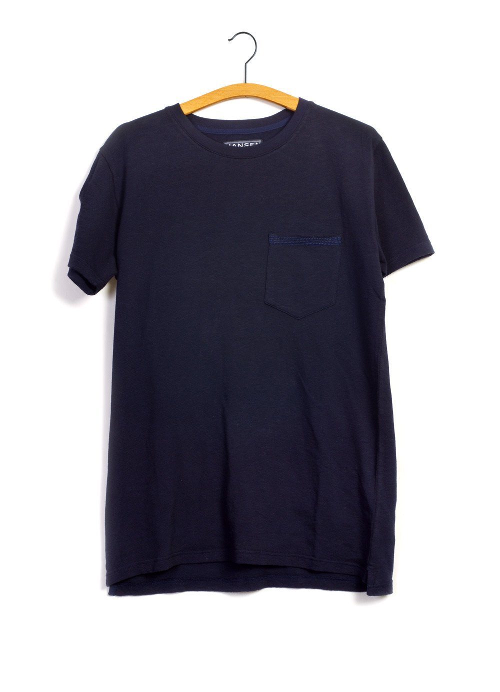 JAMES | Slub Yarn Pocket T| Navy | €95 -HANSEN Garments- HANSEN Garments