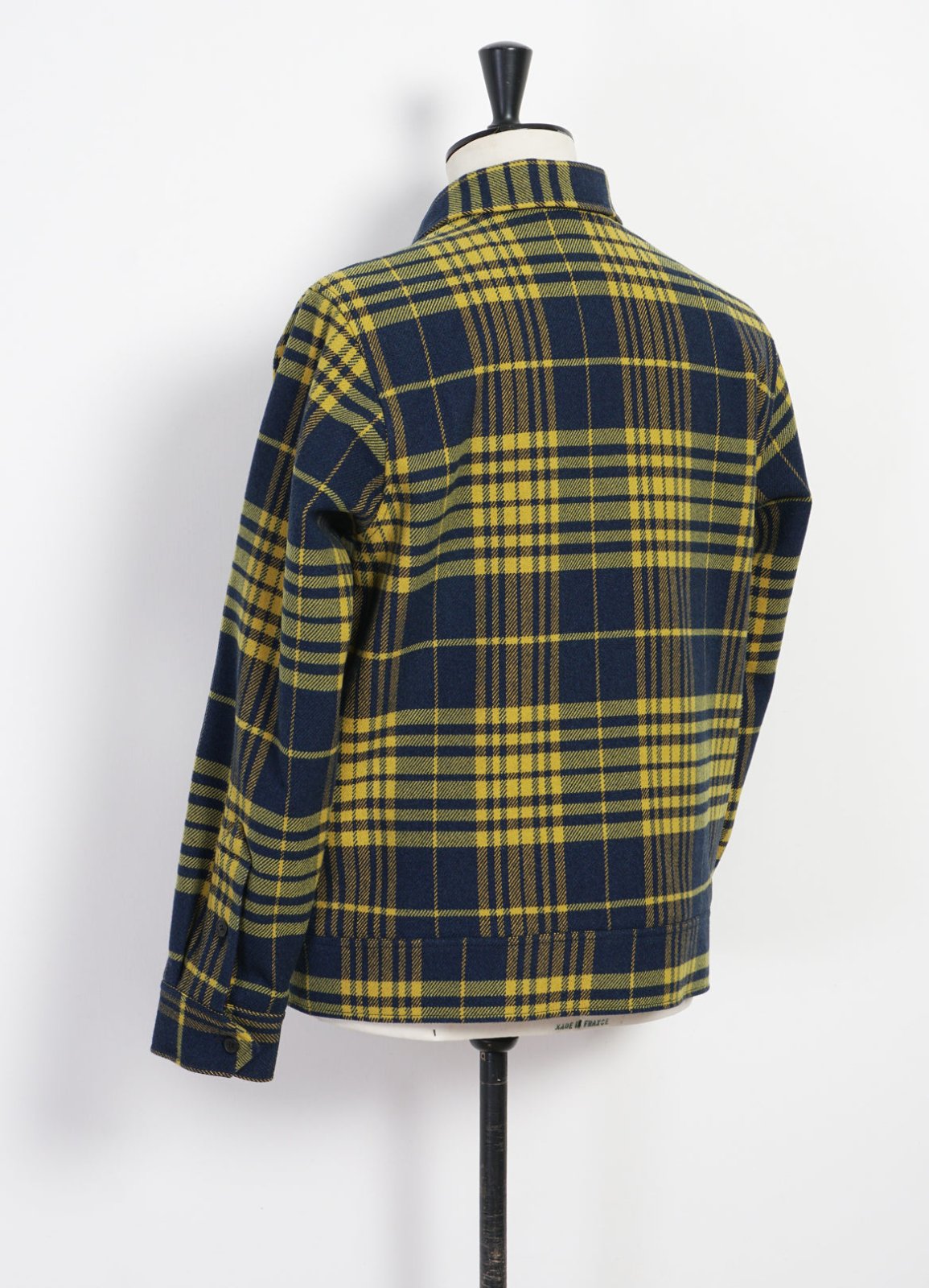 HANSEN GARMENTS - JARLE | Casual Zipper Jacket | Yellow Check - HANSEN Garments