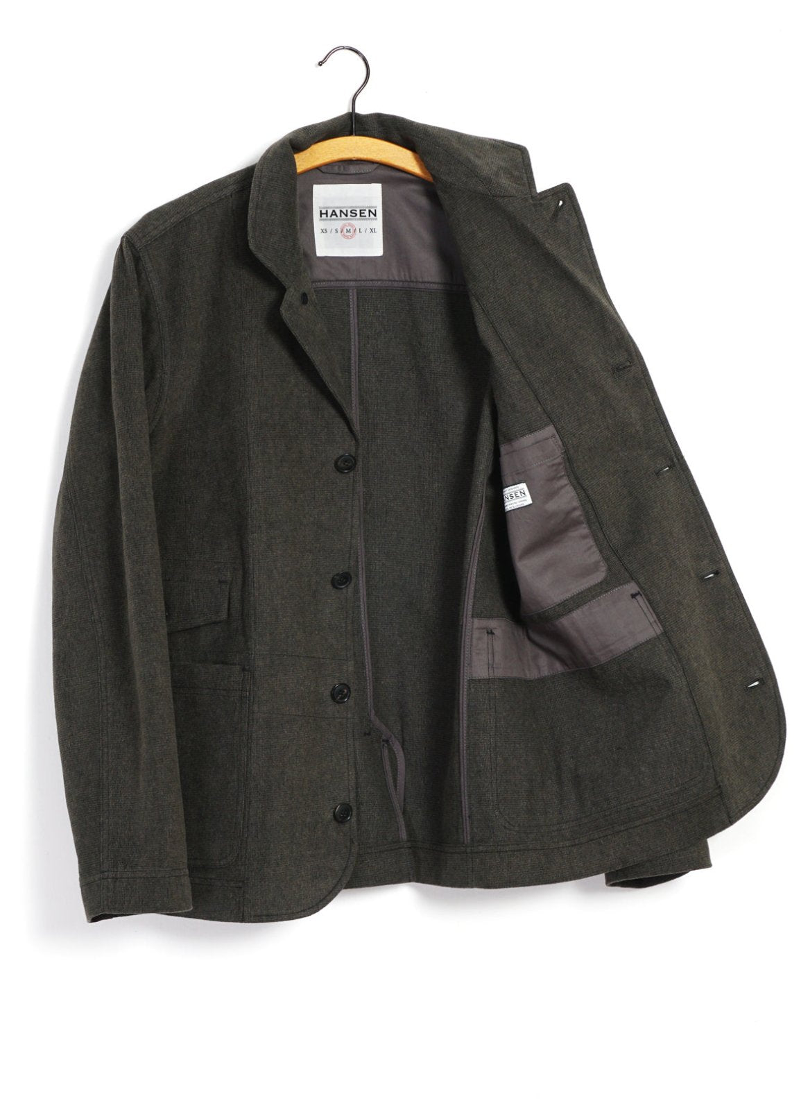 JASPER | Casual Everyday Jacket Blazer | Greenish | HANSEN Garments