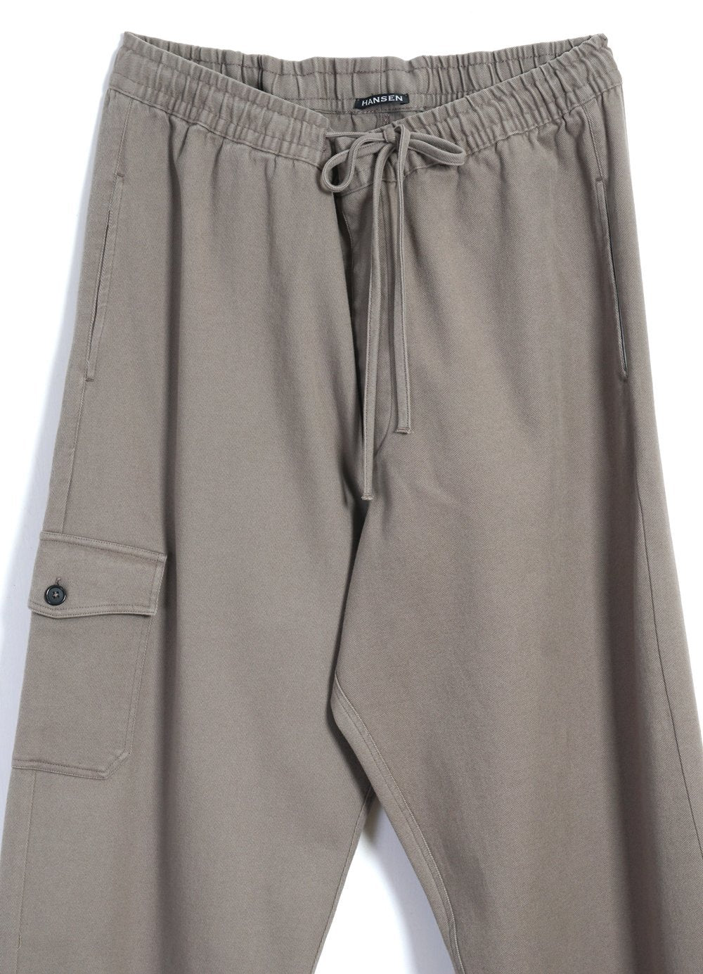 HANSEN GARMENTS - JIMMY | Casual Cargo Drawstring Pants | Light Grey - HANSEN Garments