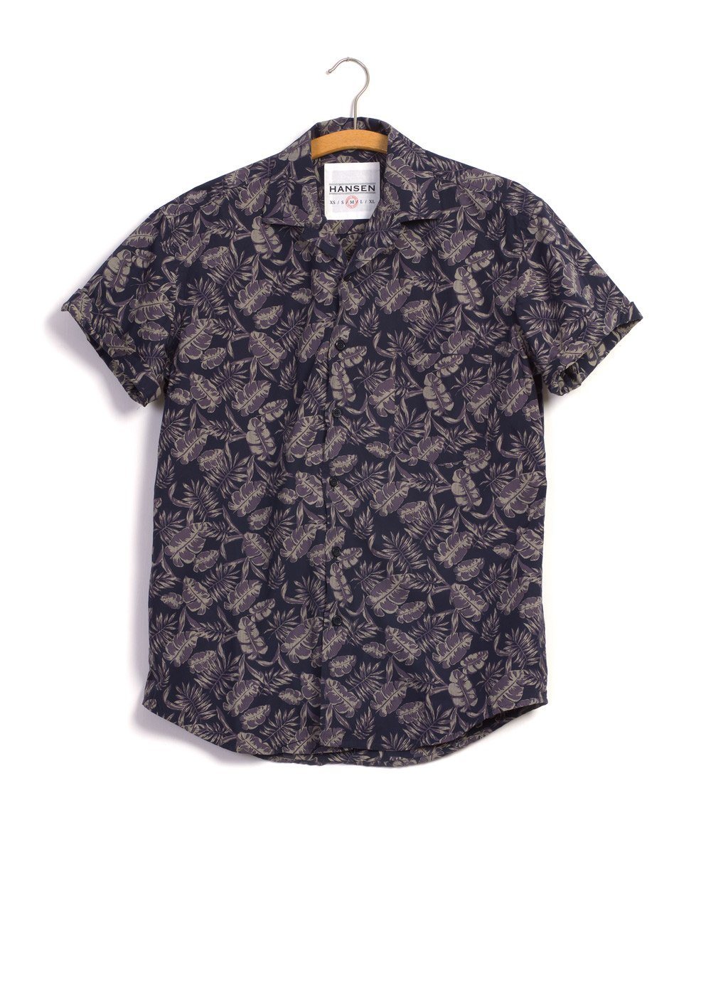 JONNY | Printed Short Sleeve Shirt | Jungleplant | €200 -HANSEN Garments- HANSEN Garments
