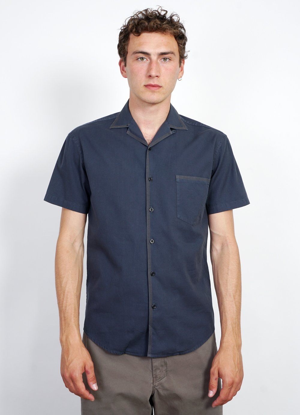 JONNY | Short Sleeve Shirt | Blues -HANSEN Garments- HANSEN Garments