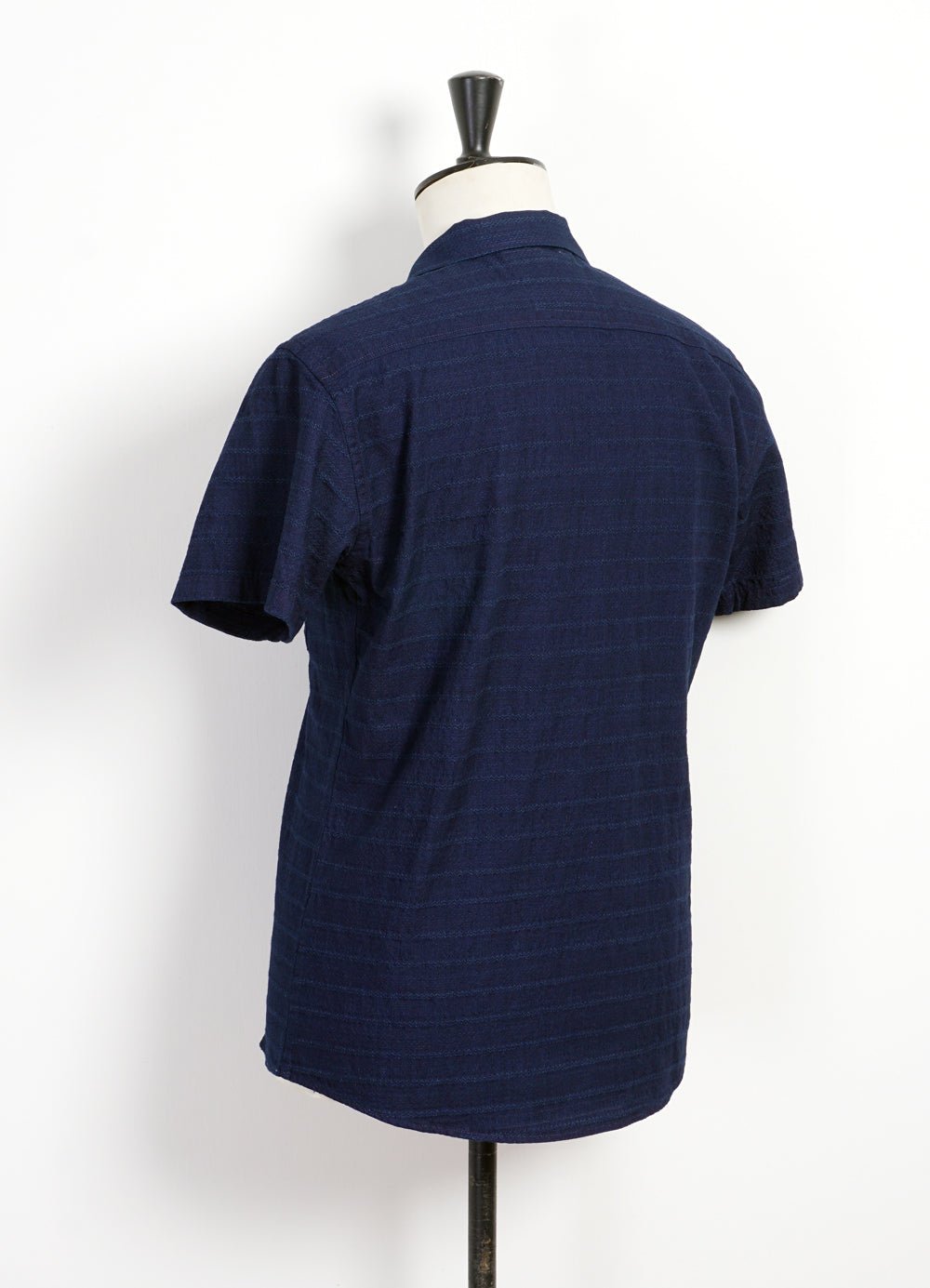 HANSEN GARMENTS - JONNY | Short Sleeve Shirt | Dobby Indigo - HANSEN Garments