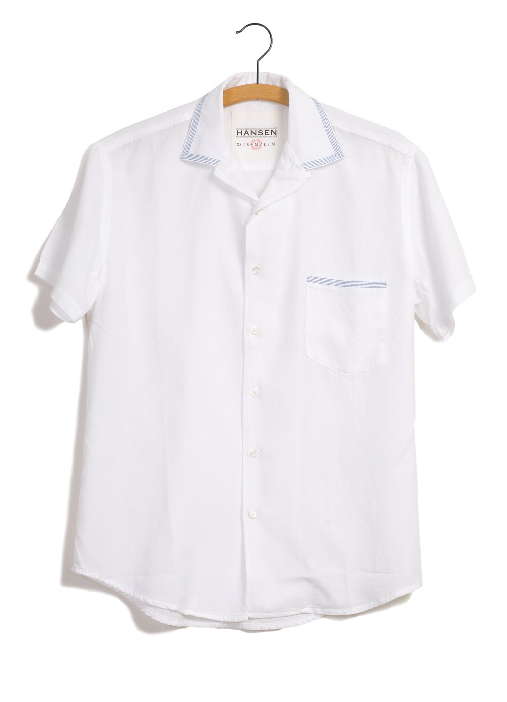 HANSEN GARMENTS - JONNY | Short Sleeve Shirt | White - HANSEN Garments