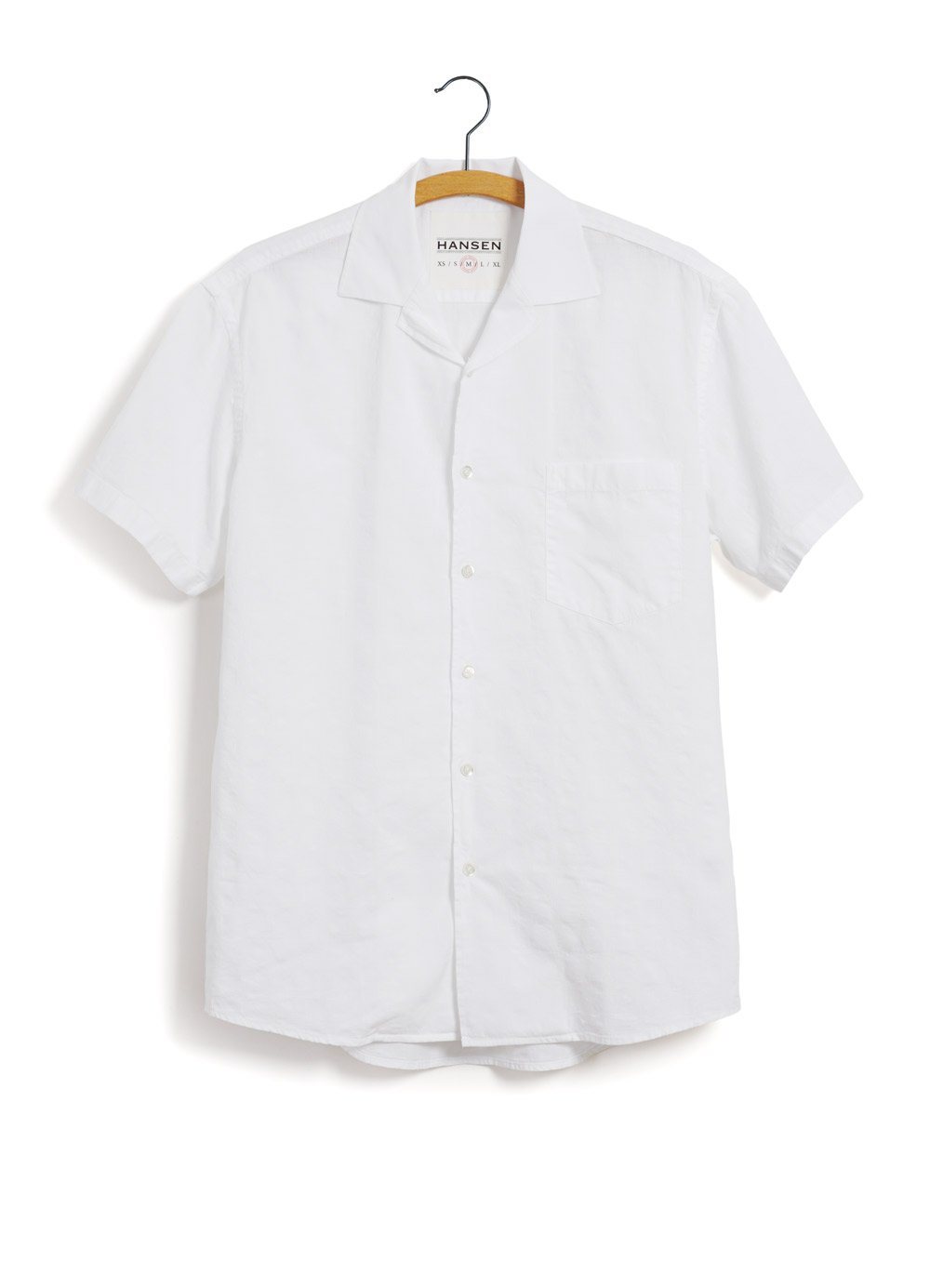 HANSEN GARMENTS - JONNY | Short Sleeve Shirt | White - HANSEN Garments