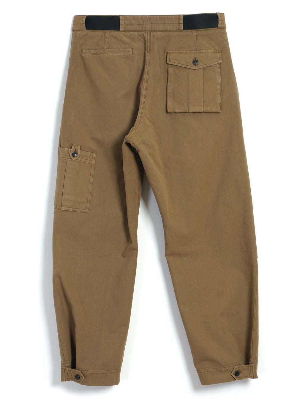 HANSEN GARMENTS - KARLO | Wide Cut Utility Trousers | Khaki - HANSEN Garments