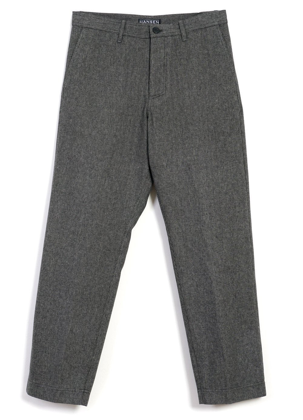 HANSEN Garments - KEN | Wide Cut Trousers | Gravel - HANSEN Garments