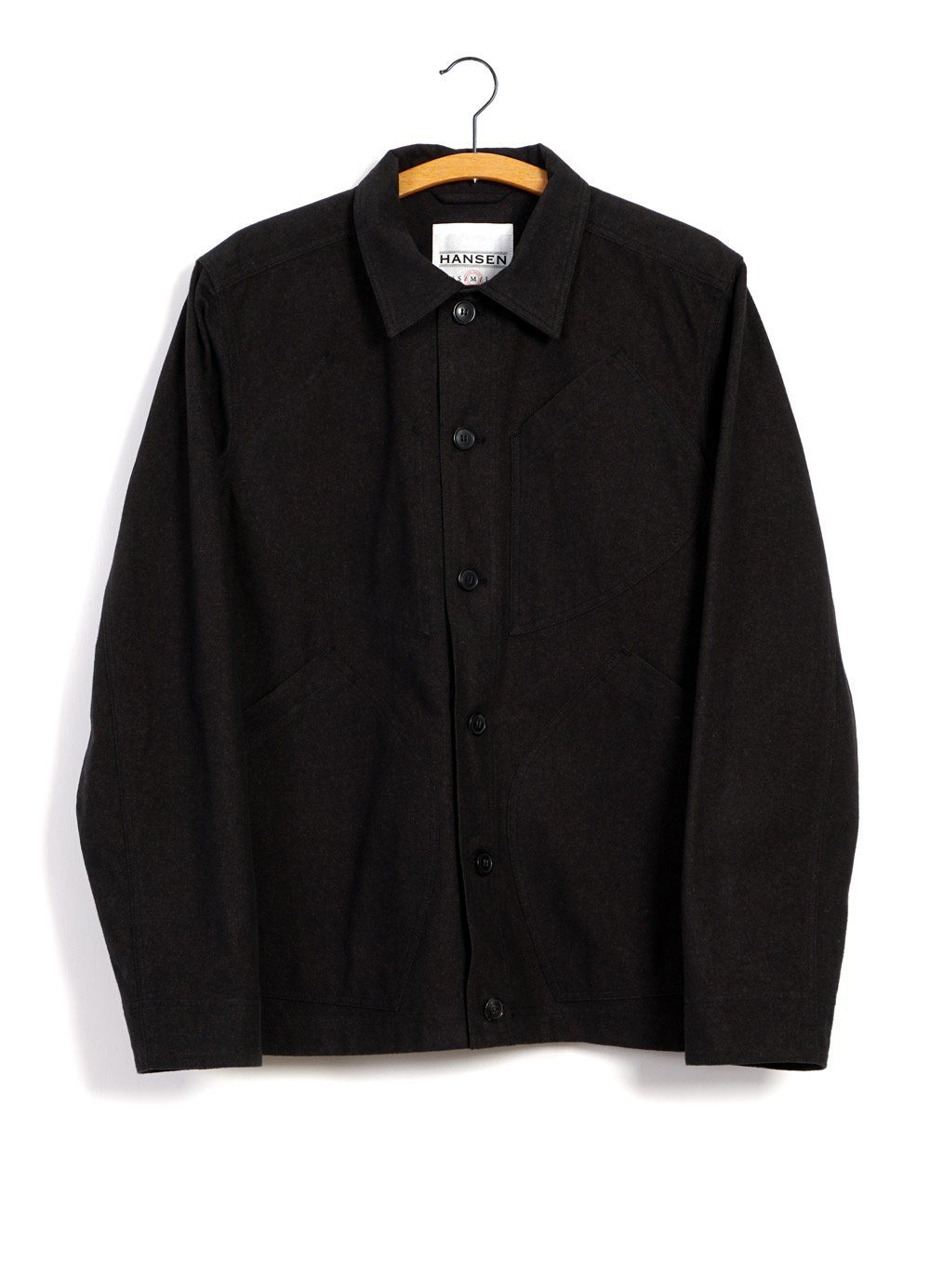 LAURITZ | Refined Work Jacket | Nero | HANSEN Garments