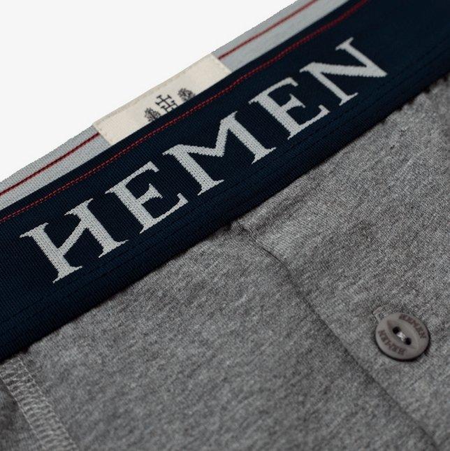 HEMEN BIARRITZ - LUKAN | Organic Boxer | Heather Grey - HANSEN Garments