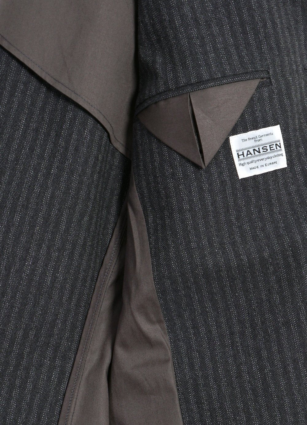 HANSEN GARMENTS - LUKAS | Blazer Jacket | Grey Pin - HANSEN Garments