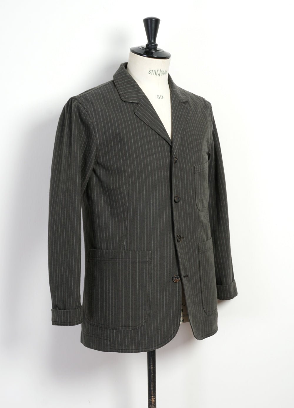 HANSEN GARMENTS - LUKAS | Blazer Jacket | Khaki Pin - HANSEN Garments