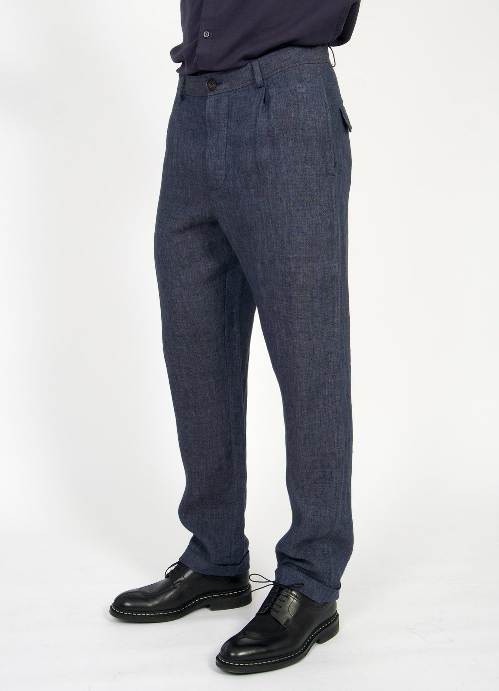 MADS | Loose Fit Trousers | Blue Delave | €255 -HANSEN Garments- HANSEN Garments
