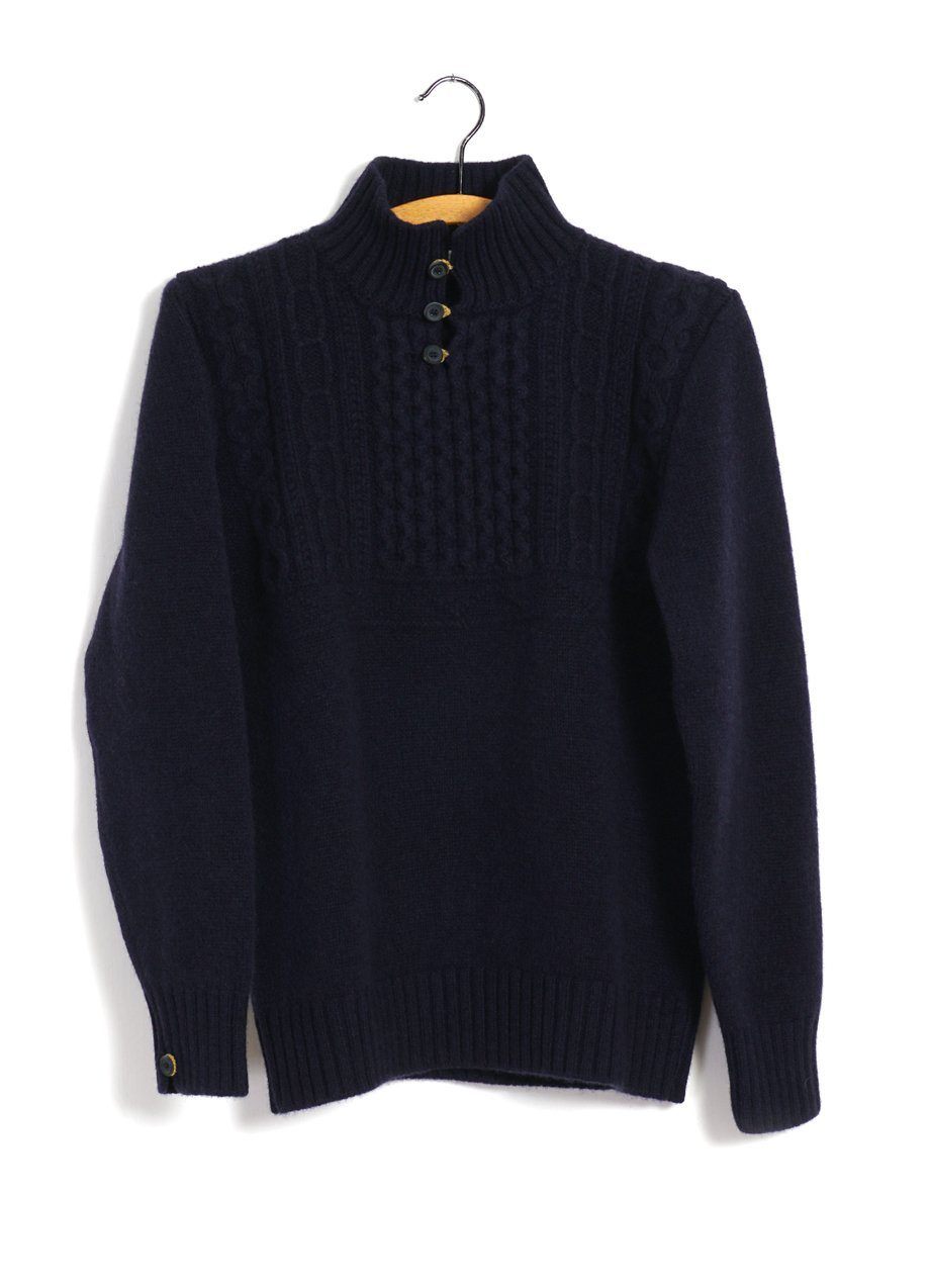Inis Meáin - Flecked Cable-Knit Merino Wool and Cashmere-Blend