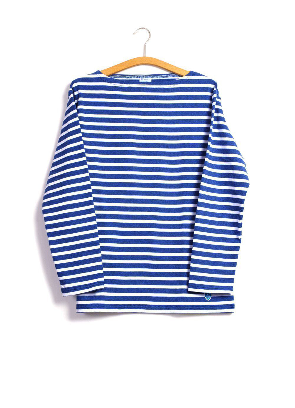 MARINE NATIONALE | Striped T-shirt | Peacock White
