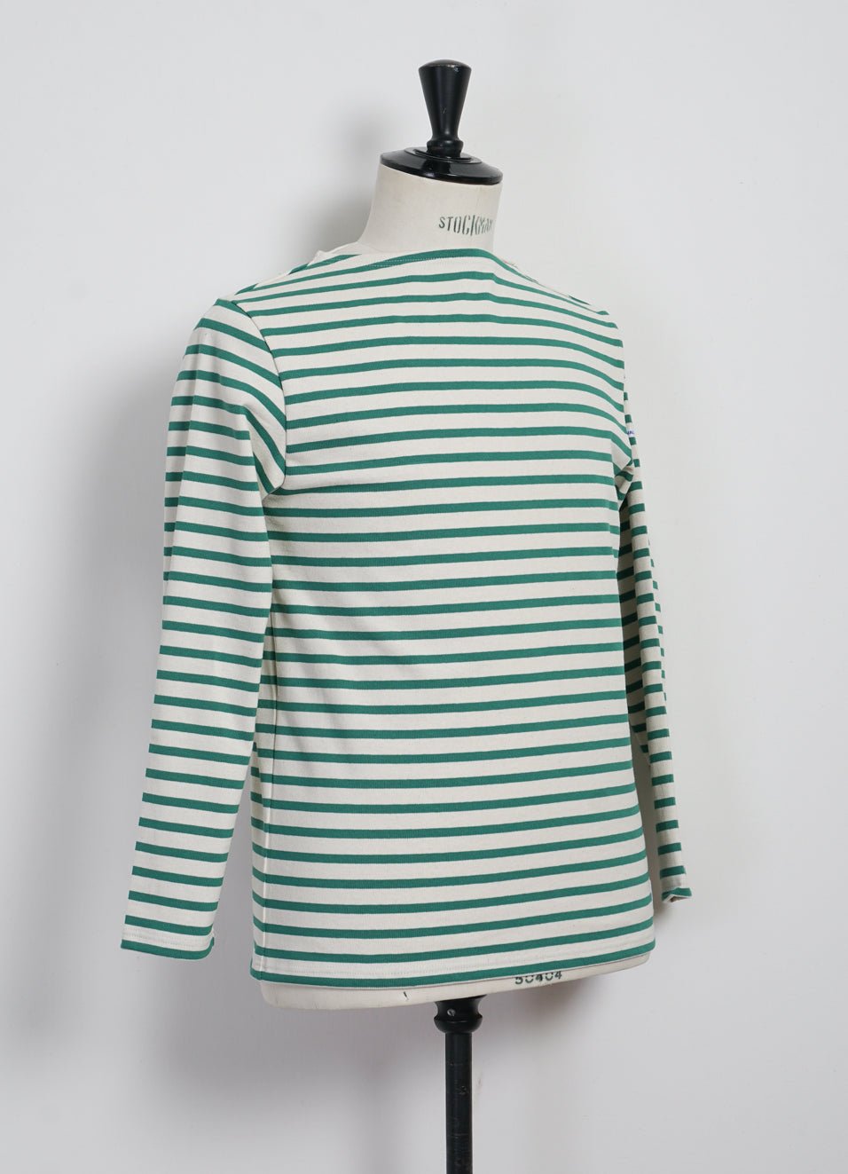 ORCIVAL - MARINE NATIONALE | Striped T-shirt | Ecru Grass - HANSEN Garments