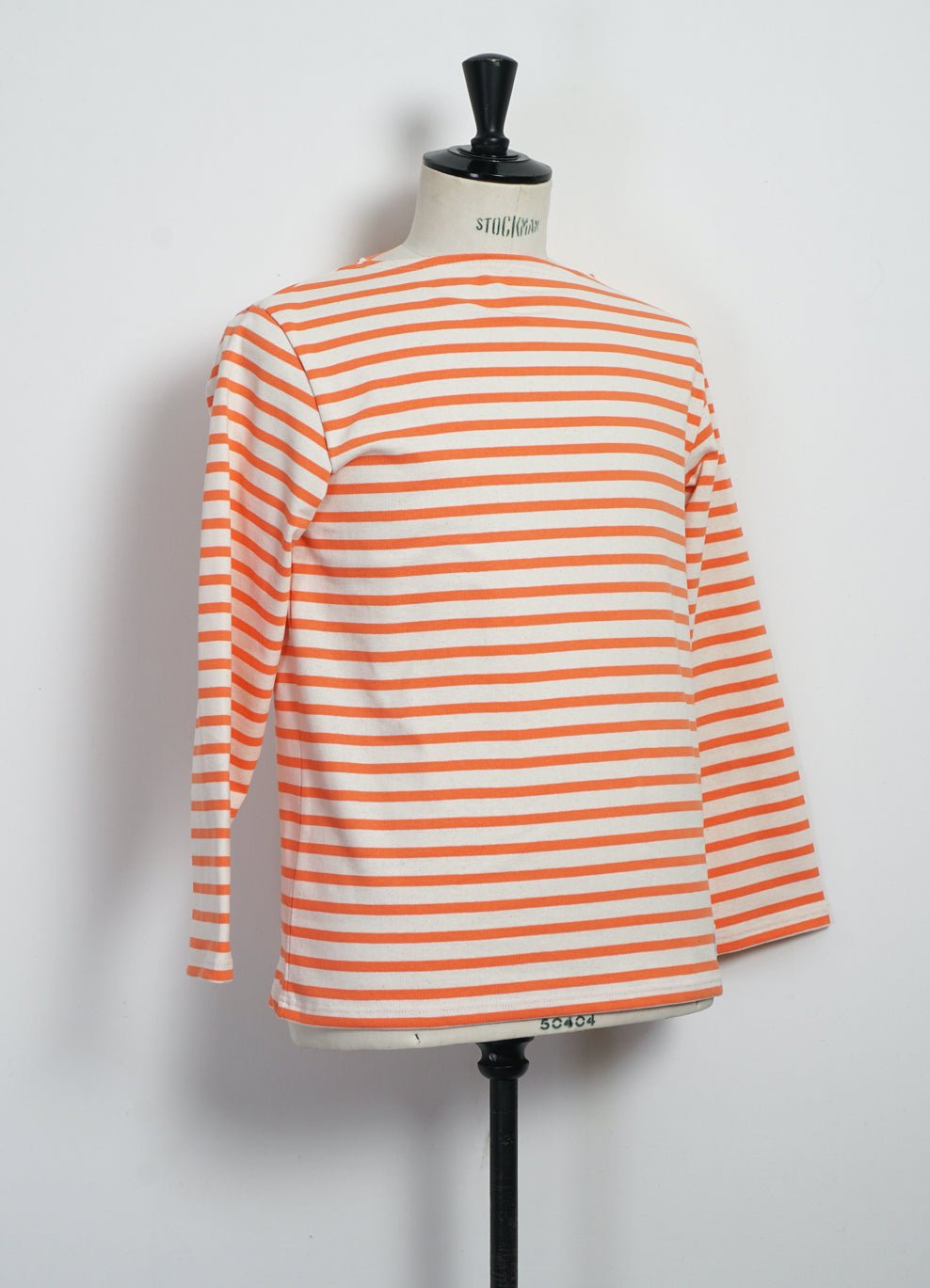 ORCIVAL - MARINE NATIONALE | Striped T-shirt | Ecru Mandarine - HANSEN Garments