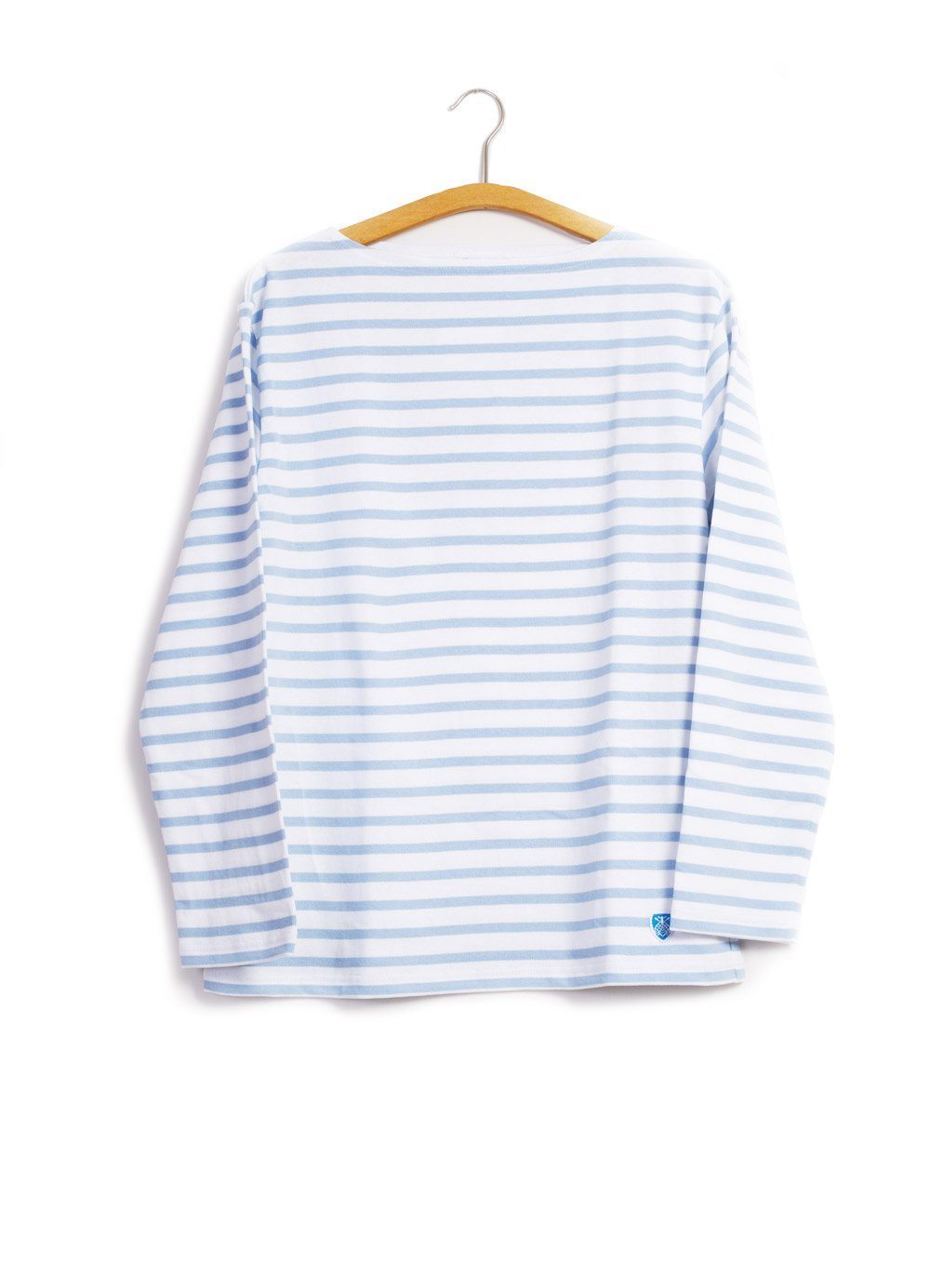 ORCIVAL - MARINE NATIONALE | Striped T-shirt | Light Blue White | €80 - HANSEN Garments