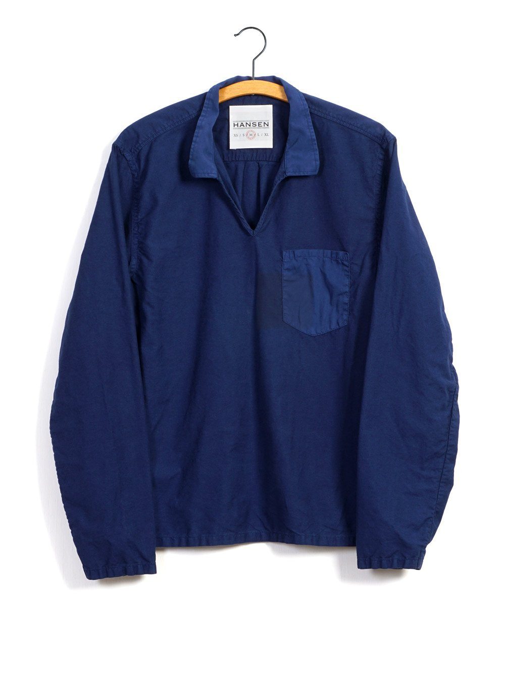 MARIUS | Casual Pull On Shirt | Fresh Blue -HANSEN Garments- HANSEN Garments