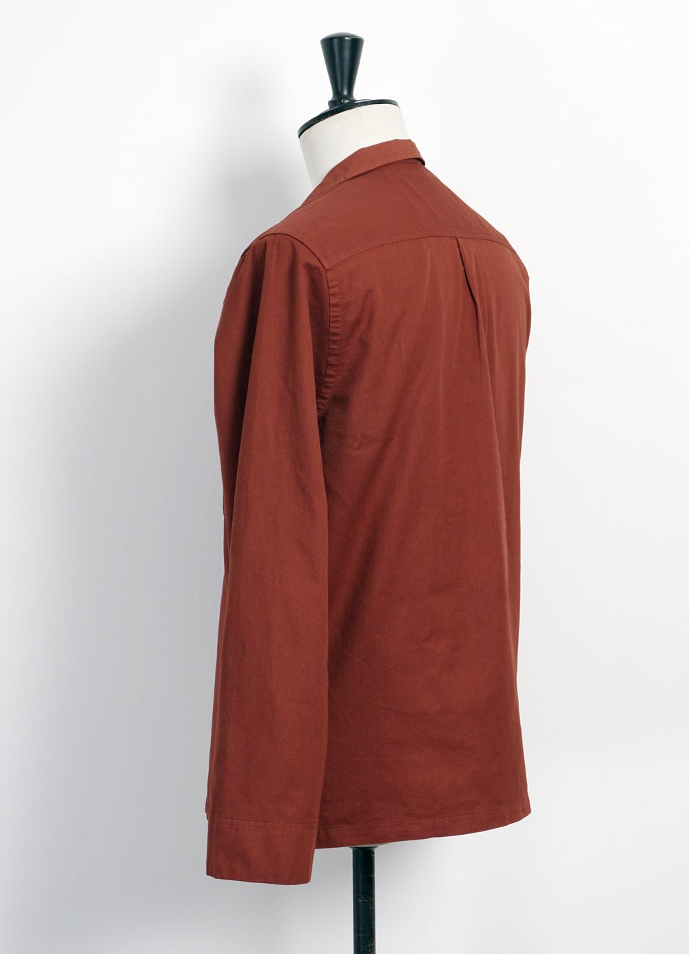 HANSEN GARMENTS - MARIUS | Casual Pull On Shirt | Terracotta - HANSEN Garments