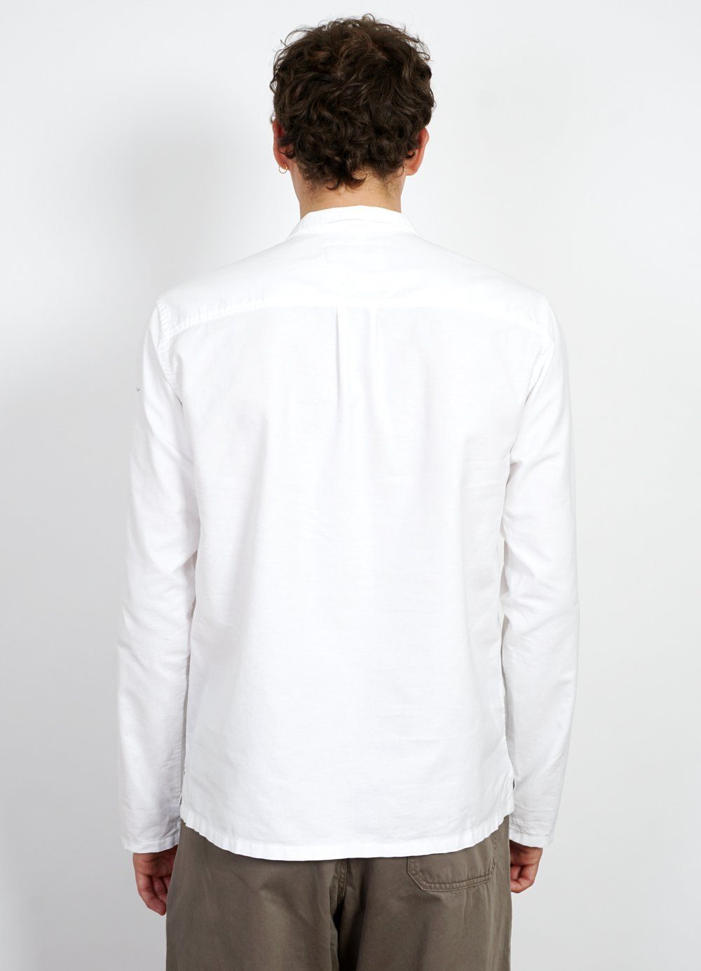 MARIUS | Casual Pull On Shirt | White -HANSEN Garments- HANSEN Garments
