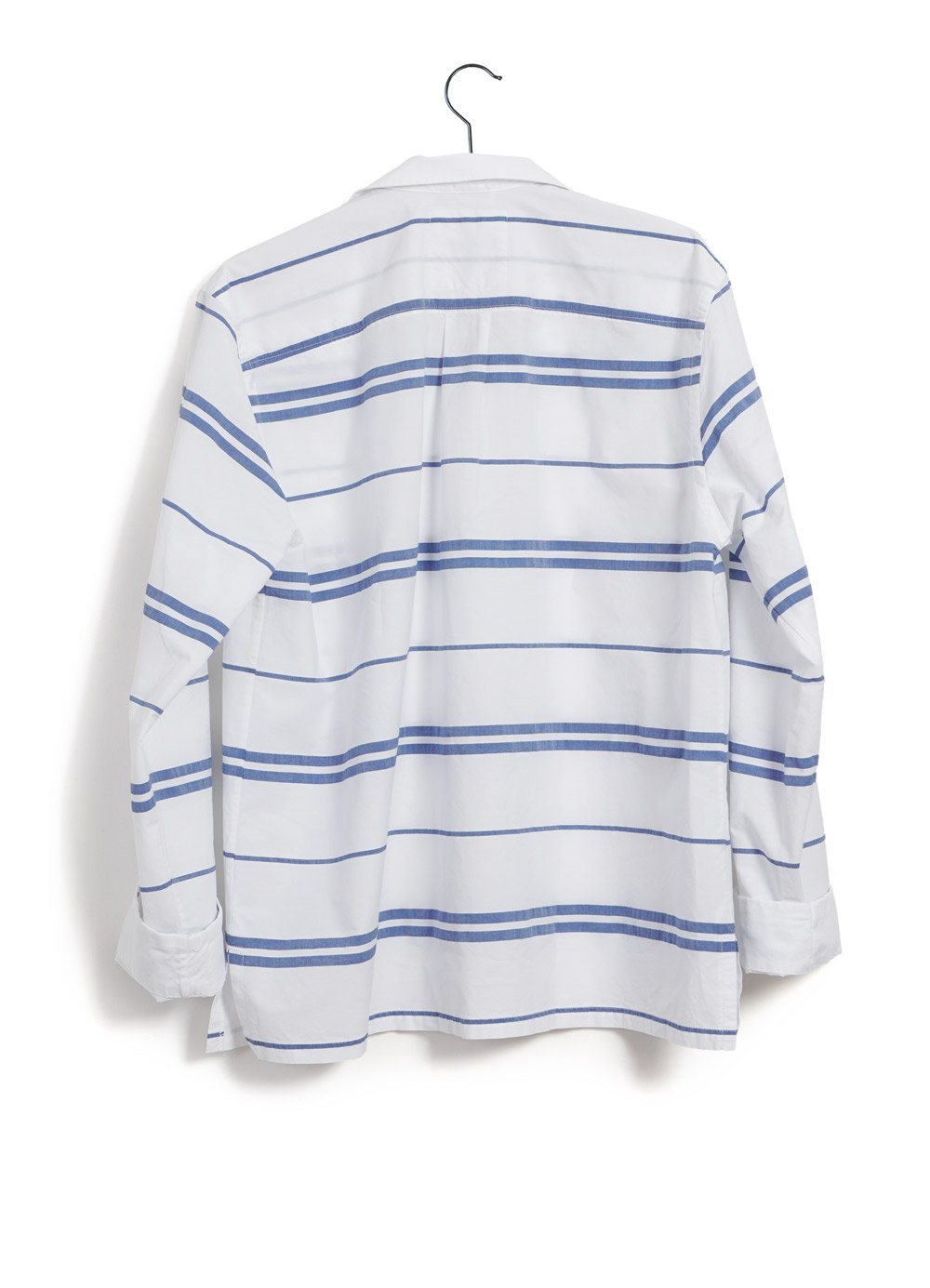 HANSEN GARMENTS - MARIUS | Casual Pull On Shirt | White Stripes - HANSEN Garments