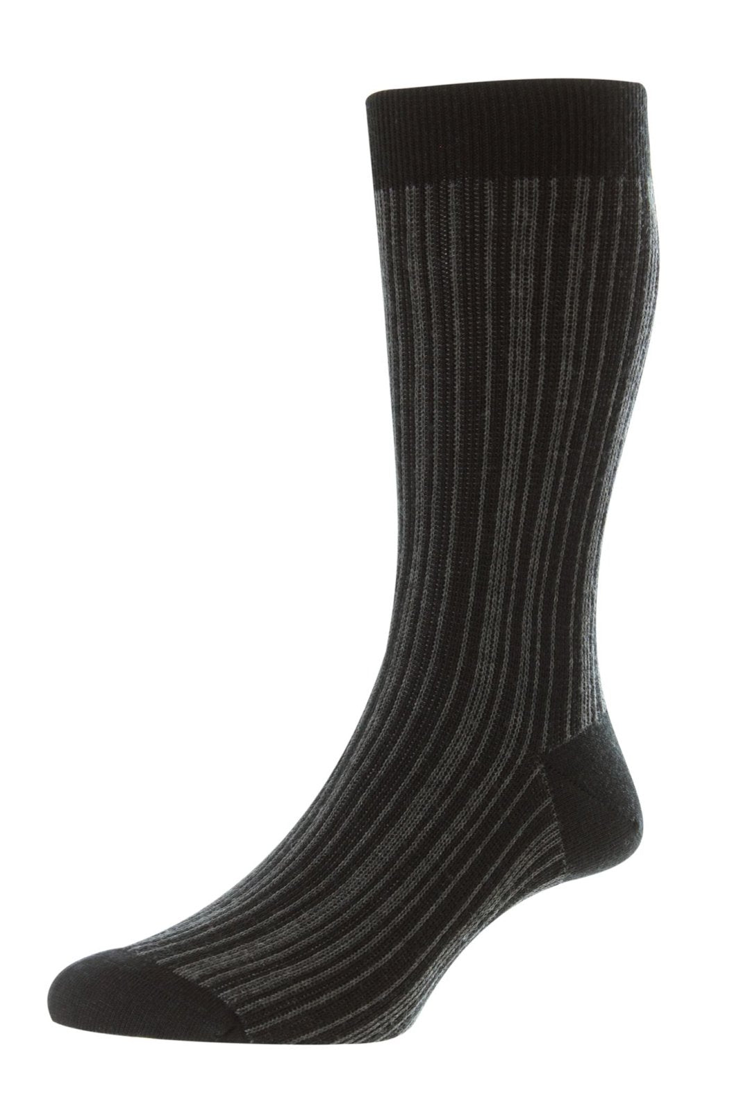 PANTHERELLA - MARSDEN | Vertical Stripe | Black/Charcoal - HANSEN Garments