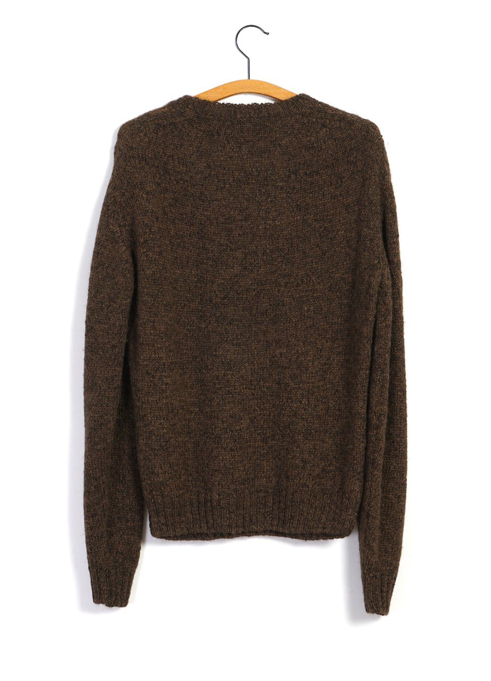 HANSEN GARMENTS - MATTIAS | Knitted Crew Neck Sweater | Tobacco - HANSEN Garments