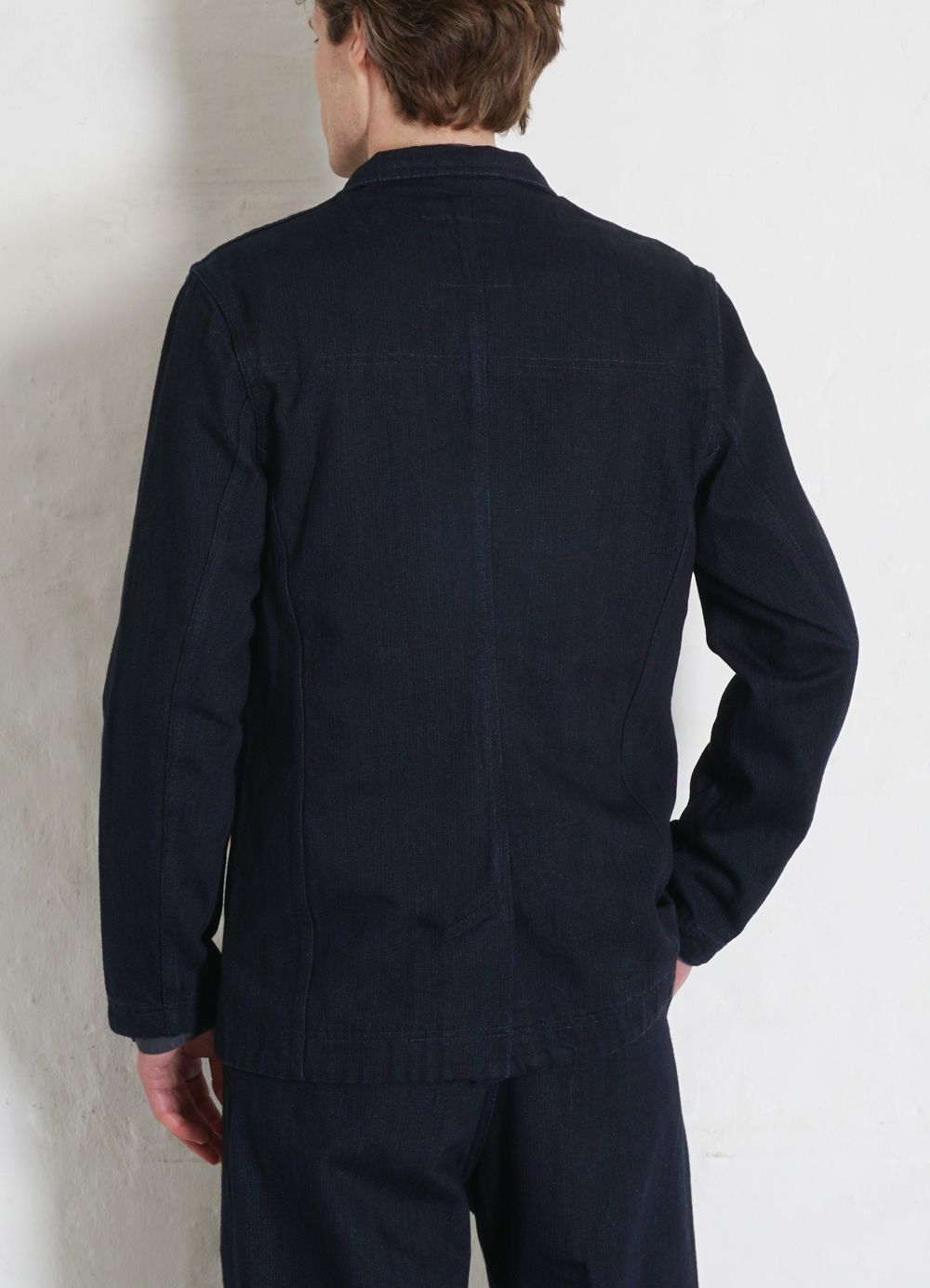 HANSEN GARMENTS - NICOLAI | Informal 3-button Blazer | Black Indigo - HANSEN Garments