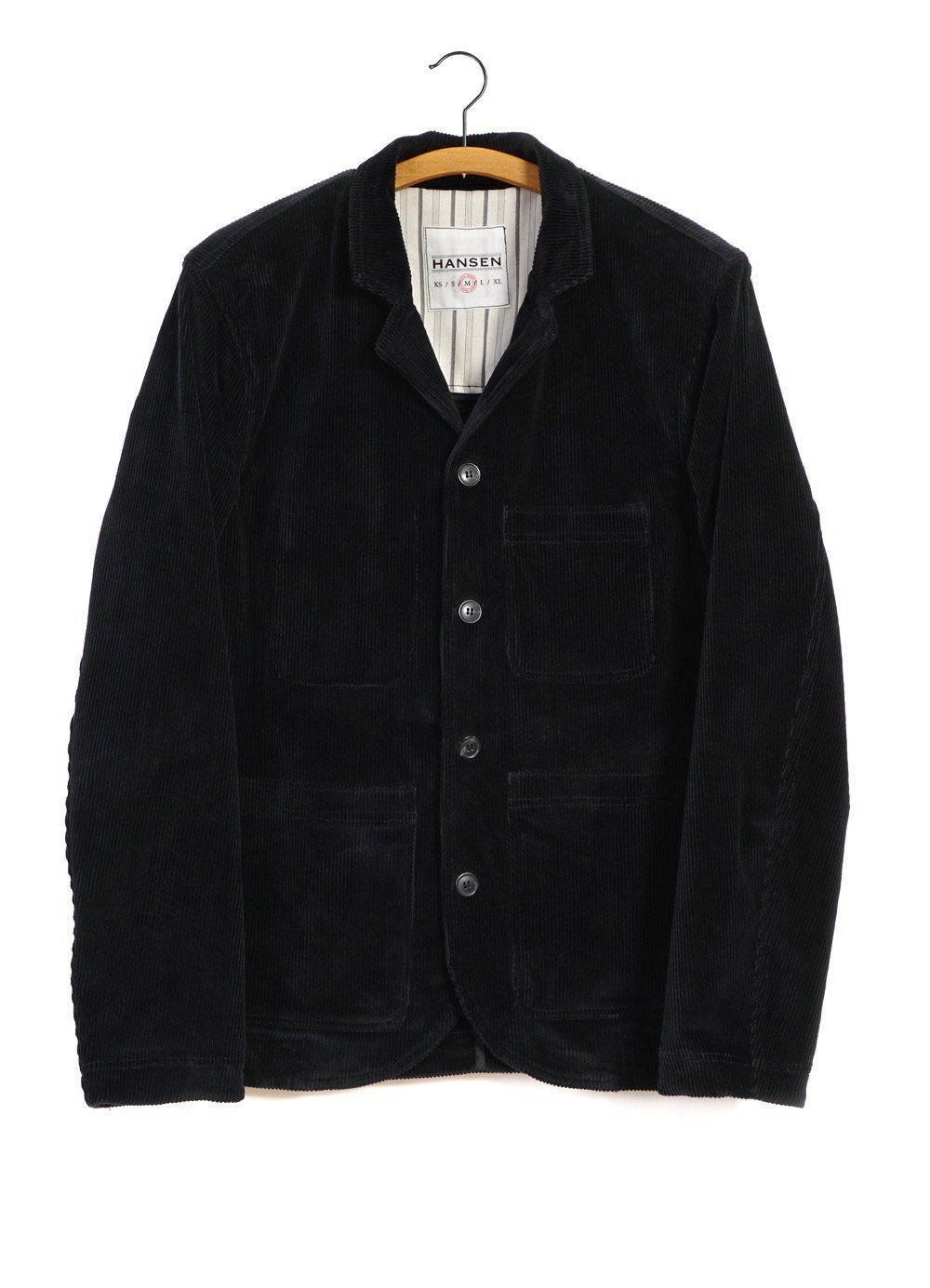 HANSEN Garments - NICOLAI | Informal Four Button Blazer | Black - HANSEN Garments